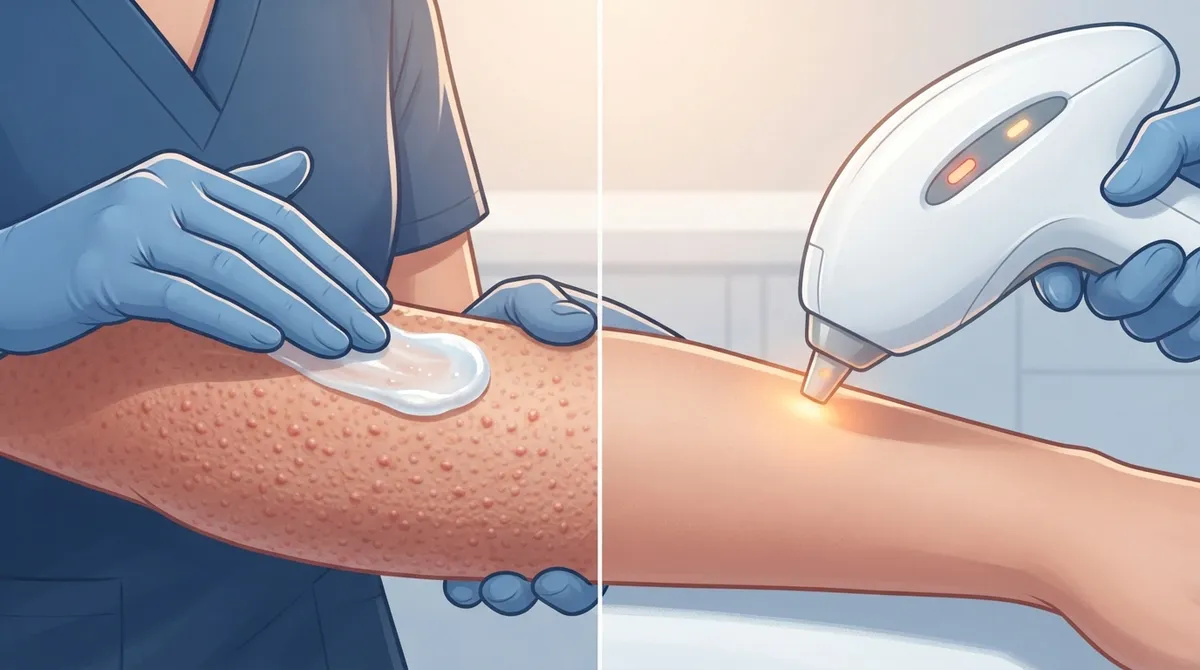 Can a Laser for KP Smooth Rough, Bumpy Skin in 2026?