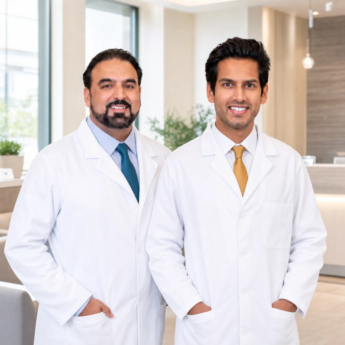 Dr. Pramjeet Ahluwalia and Dr. Naveen Paddu standing together at InCare